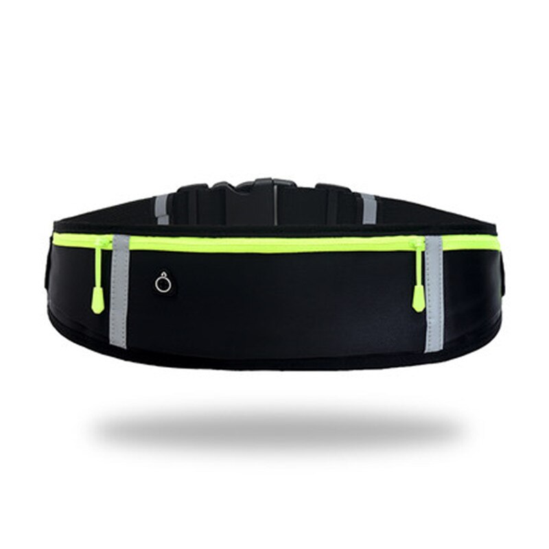 Riñonera ultradelgada de bolsillo para hombre y mujer, Unisex, impermeable, de licra, portátil, para deportes al aire libre, pequeña