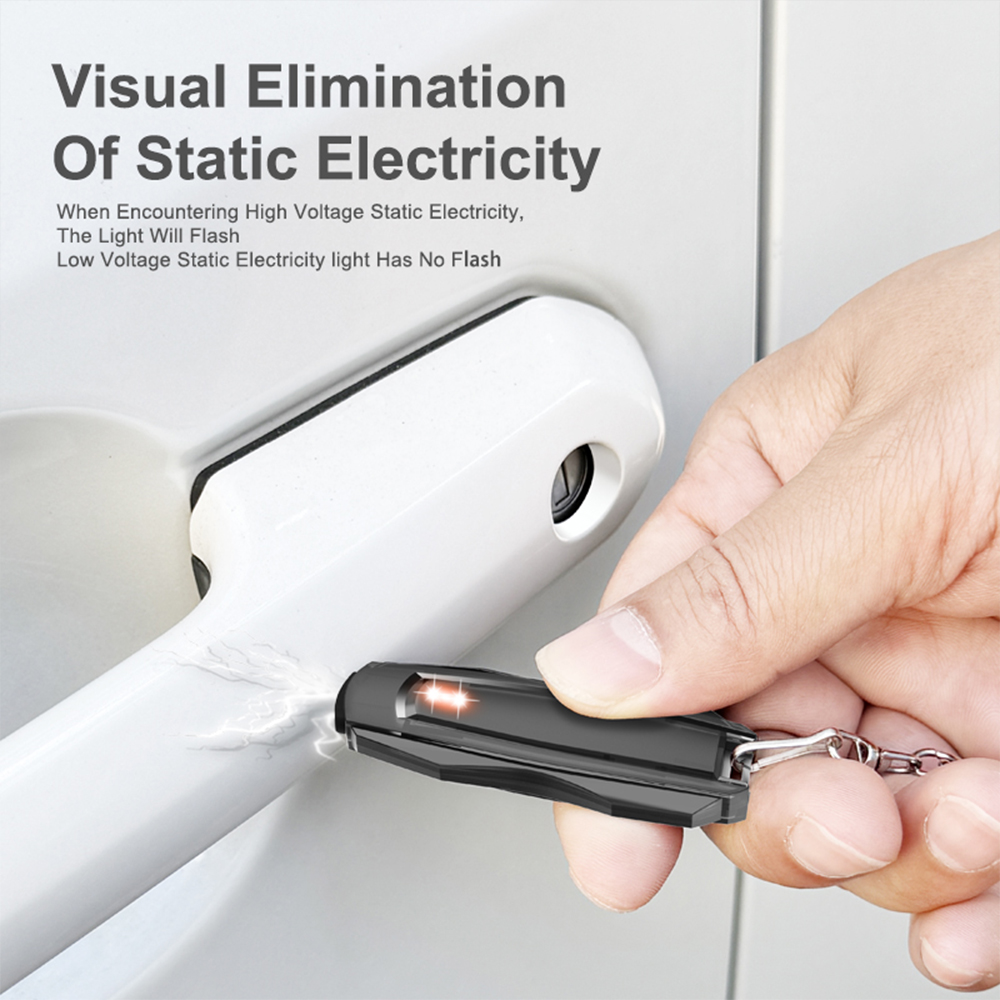 Portable car static eliminator human body static electricity release device static key electricity elimination luminous prompt
