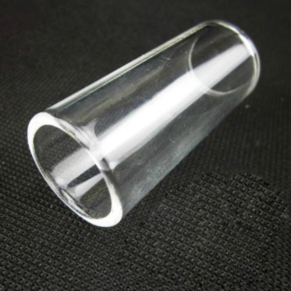 Clear Plastic Finger Sleeve Guitar Slides Set Include Guitar Picks Plastic Finger Picks and Clear for Guitar Finger Protectors
