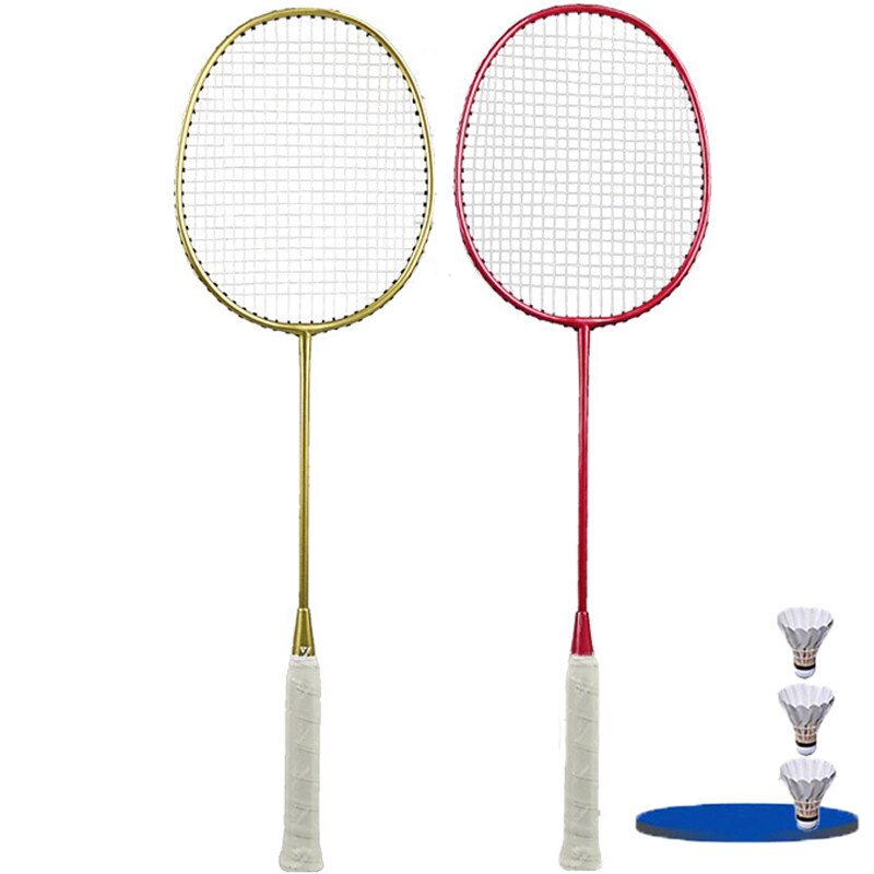 2pcs Badminton Racket Set Double Badminton Racket Titanium Alloy Durable Badminton Racket With Badminton