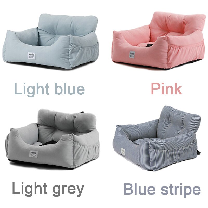 Multifonctionnel transporteur pour animaux de compagnie rehausseur lit de luxe chien voiture épaissir siège couverture matelas pour voyage extérieur intérieur chien lit