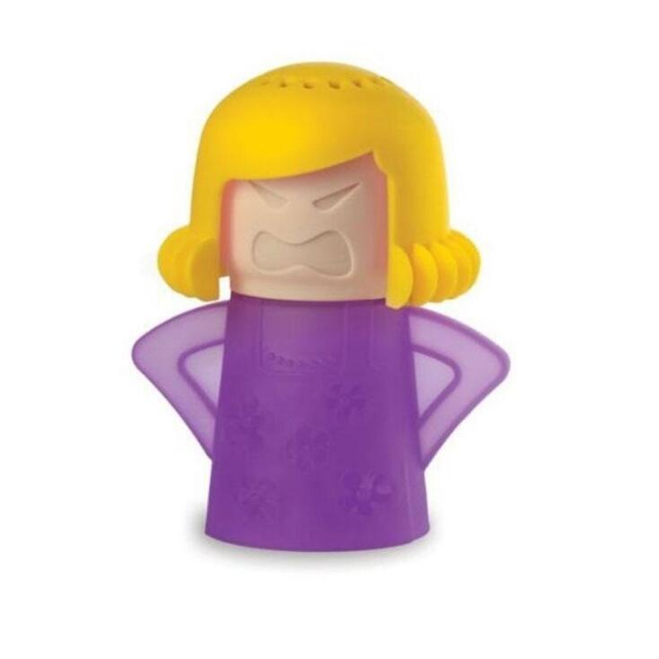 Anger Mama nettoyeur à micro-ondes four nettoyeur à vapeur nettoie facilement les appareils à micro-ondes pour la cuisine réfrigérateur outils de nettoyage: violet