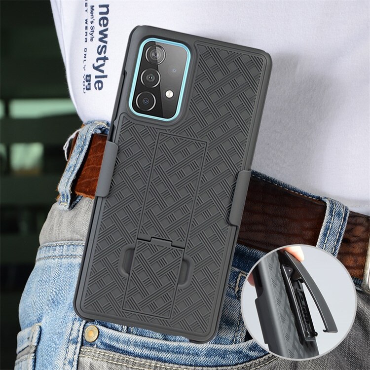 Running Sport Holster Back Case Kickstand Swivel Belt Clip Cover Houder Voor Samsung Galaxy A52 5G A526 SM-A526B SM-A526B/Ds