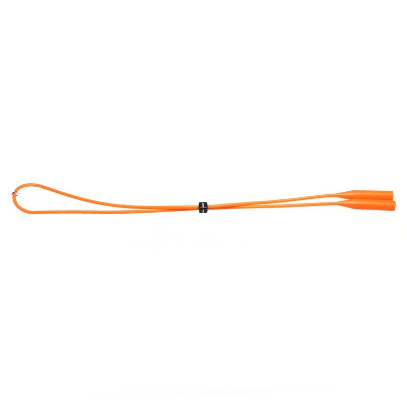 Bunte Einstellbare Silikon Brillen Band Kette Sport Anti-Unterhose Schnur Sonnenbrille Seile Band Kabel Halfter Gläser Beine Teile: A-Orange