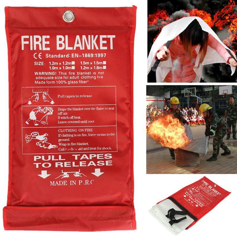 VERZEGELDE HOME SAFETY FIRE DEKEN BESCHERMING 1 M X 1 M