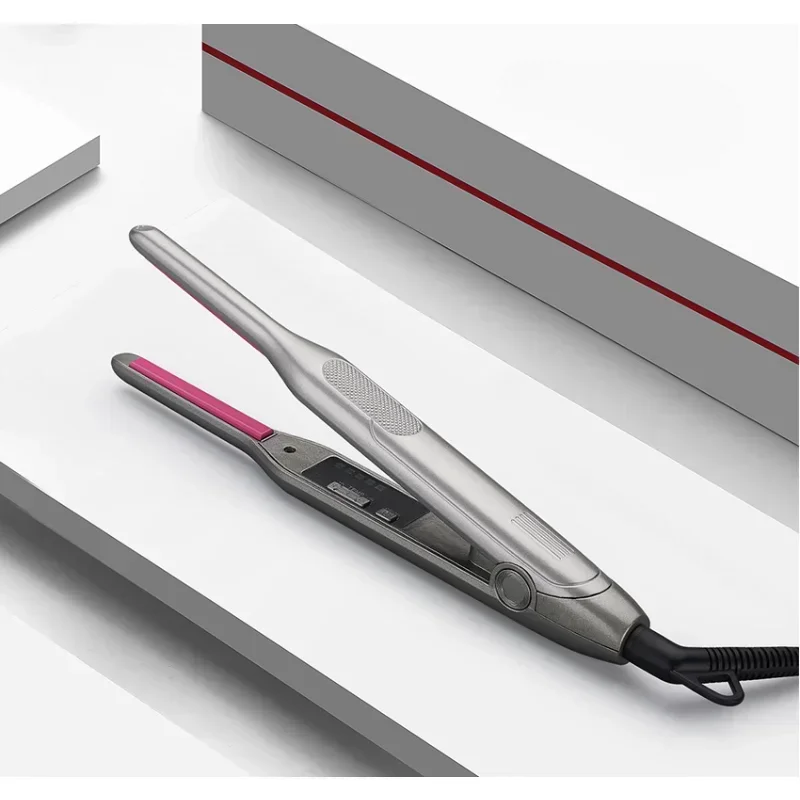 2 in- in-1- haarglätter, lockenstab, glätteisen für kurzes haar, LED-haarglätter, keramik-bartglätter