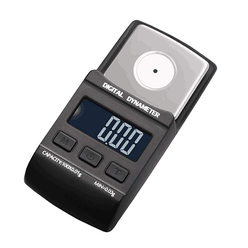 Høj præcis digital drejeskive kraft skala gauge arm belastningsmåler lcd baggrundsbelysning 100g/0.01g til lp vinyl plade nål