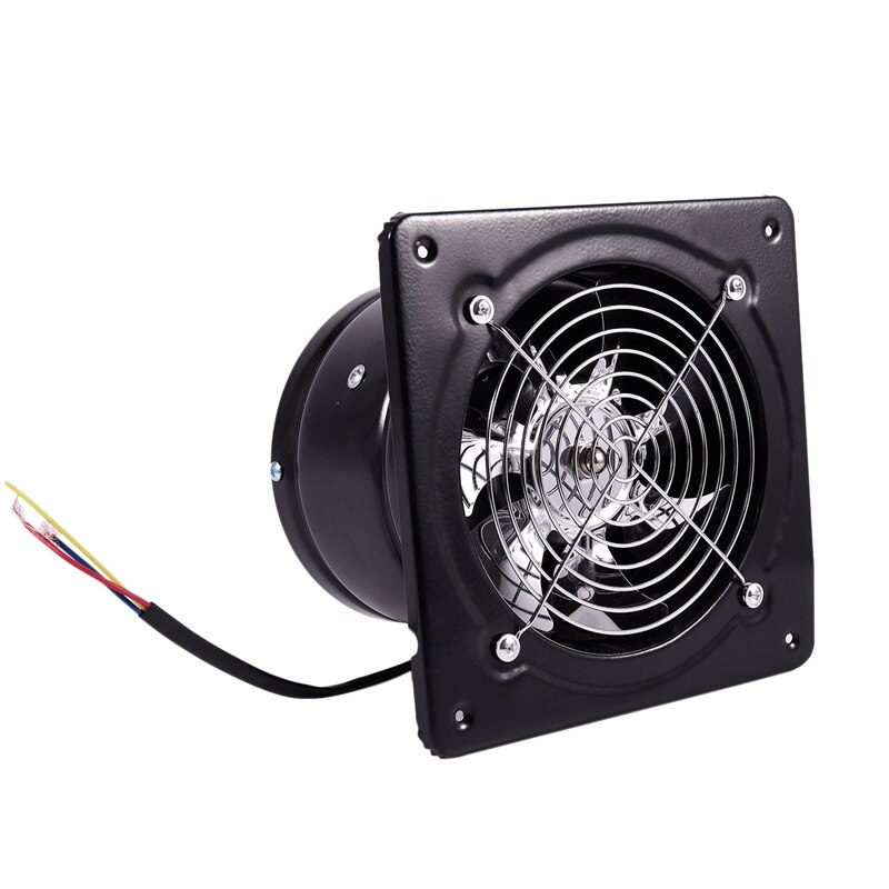 TOD-220V Exhaust Fan 6 Inch Ventilation Exhaust Fan Hanging Wall Mounted Low Noise Home Bathroom Kitchen Smoke Exhaust Fan A: Default Title
