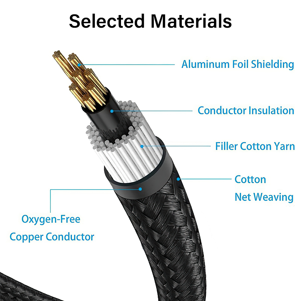 Usb l to 2 rca y splitter til iphone 6 7 8 plus x xr  xs 11 12 13 14 pro max se lydstik tv bil lang ledning 1/2/3/5/8 meter