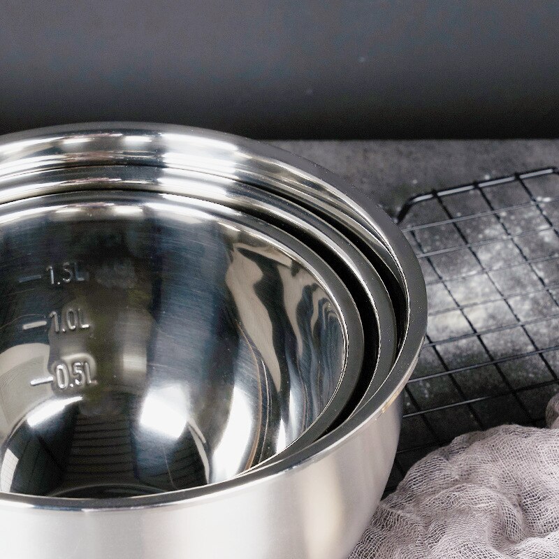 Stainless Steel Cooking Basin Non-slip Egg Beater ... – Grandado