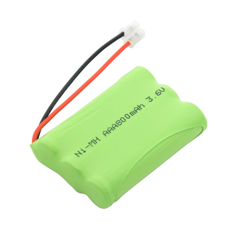 3.6V 800Mah 3 * Aaa Oplaadbare Ni-Mh Batterij Groep Universele Connector 800Mah Oplaadbare Ni-Mh Aaa 3.6V Batterij Packs