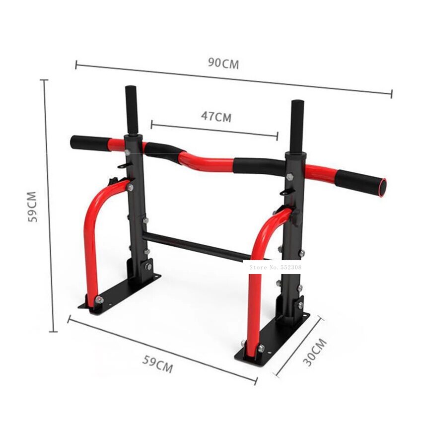 Indoor Horizontal Bar Multifunctional Pull Up Device Steel Pipe Wall Chin Up Bar Single And Parallel Bar Fitness Equipment YT301