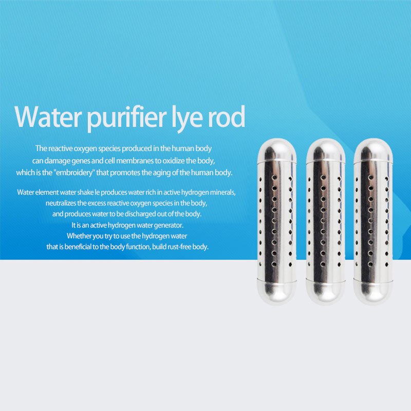 1pc alcalin purificateur d'eau ioniseur bâton augmenter PH Neg chargé structuré eau alcaline purificateur d'eau alcalin bâtons d'eau alcaline