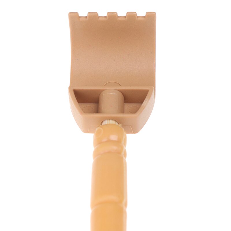 1 stuk uitschuifbare rugkrabber van bamboe, hout, telescopisch, flexibel, anti-jeuk, zelfmassager, klauwverlenger