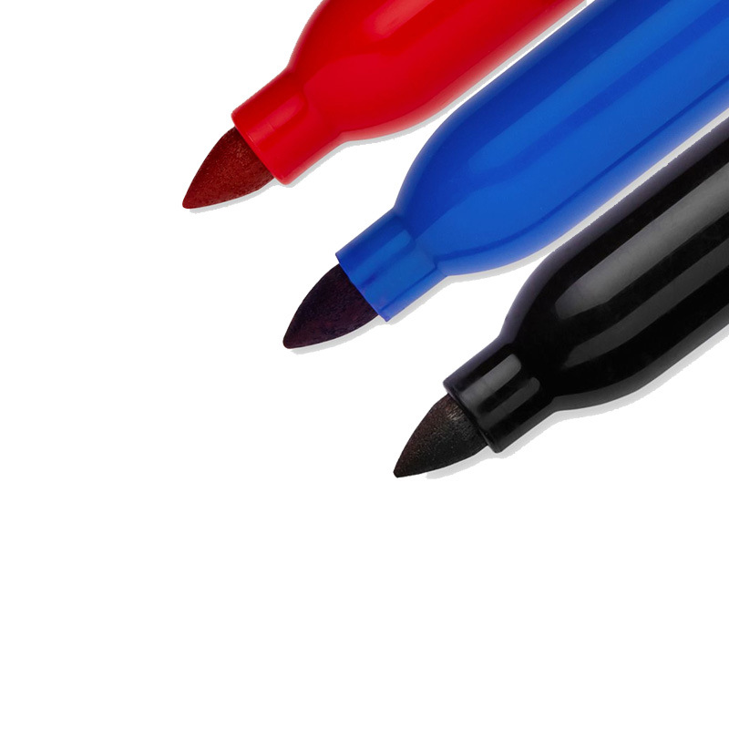 3 stks/partij Sharpie Permanent Marker SUPER Hoge Capaciteit Inkt Verf Markers voor Band CD Plastic Metaal Hout Schoolbenodigdheden