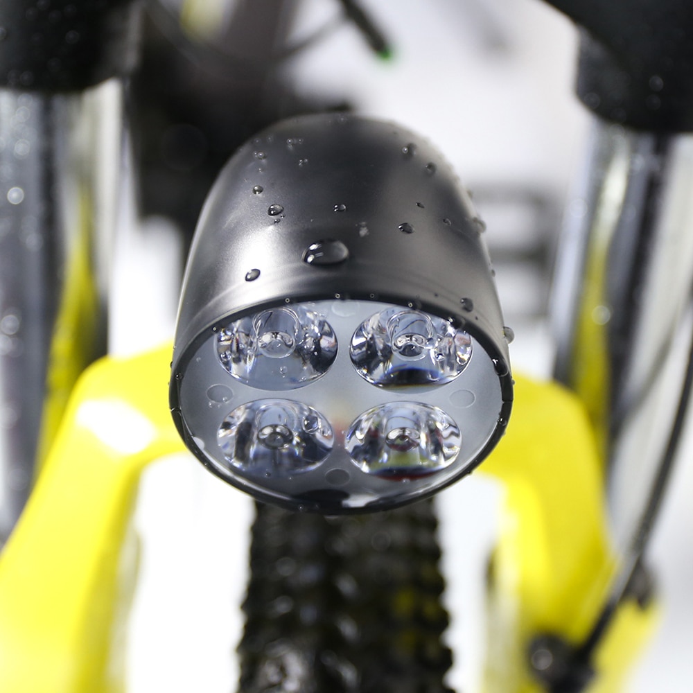 Bafang – lumière LED pour klaxon de vélo électrique, lampe torche étanche avec klaxon, phare avant 4W 36V 48V
