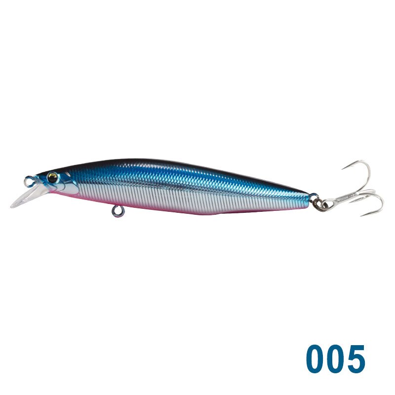 Hunthouse – leurre méné flottant lentement, appât artificiel idéal pour la pêche au bar ou à la truite, 90mm, 11.5g: 005