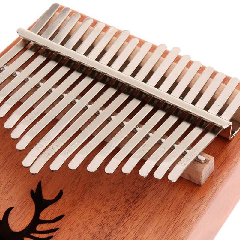 17 Keys Thumb Piano Mbira Mahogany Musical Instrument Kalimba Thumb Piano for Friends Beginner