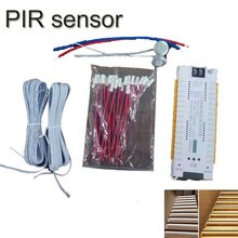 Motion 32-Channel Stair Sensor Stair Light Automatic Stairway Ladder Controller Light Step System DC12-24V LED Controllers Tool