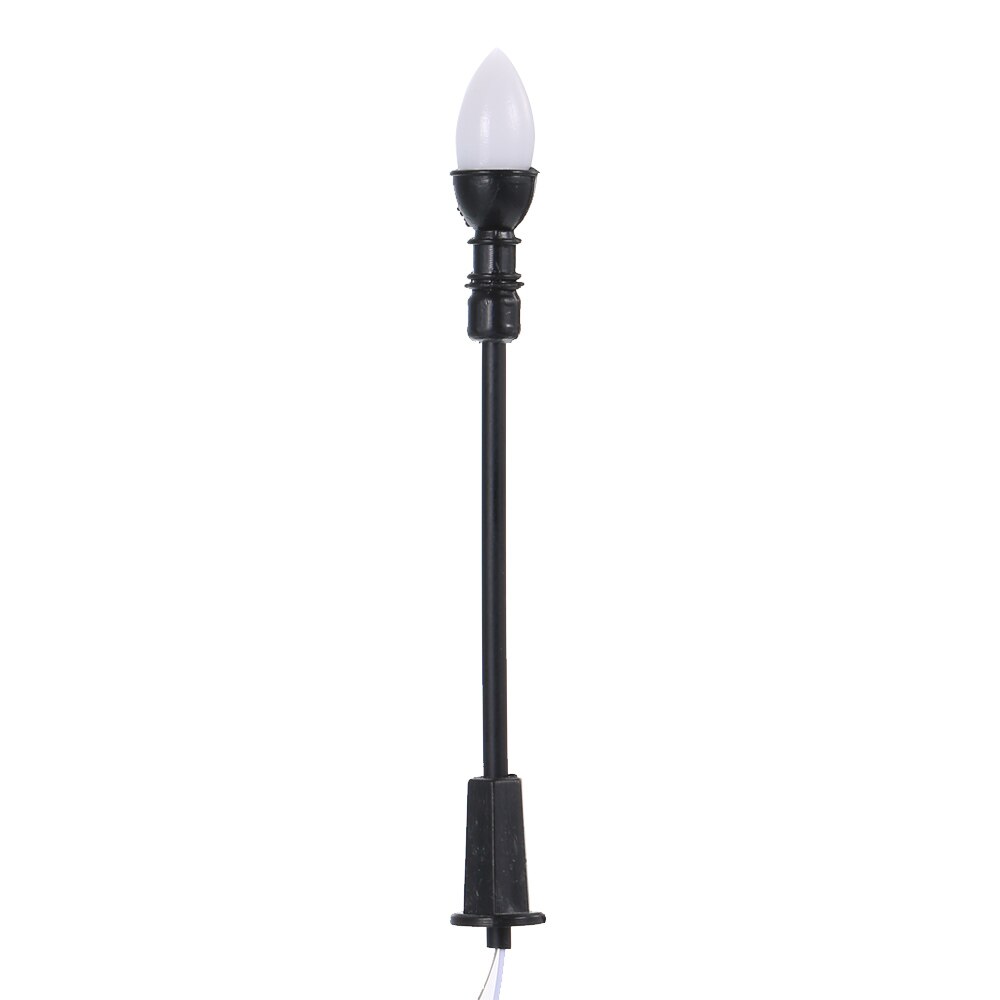 20pcs Different Scale Model Street Lights Layout Lamppost Railway Train Garden Playground Scenery Led Lamp Lighting