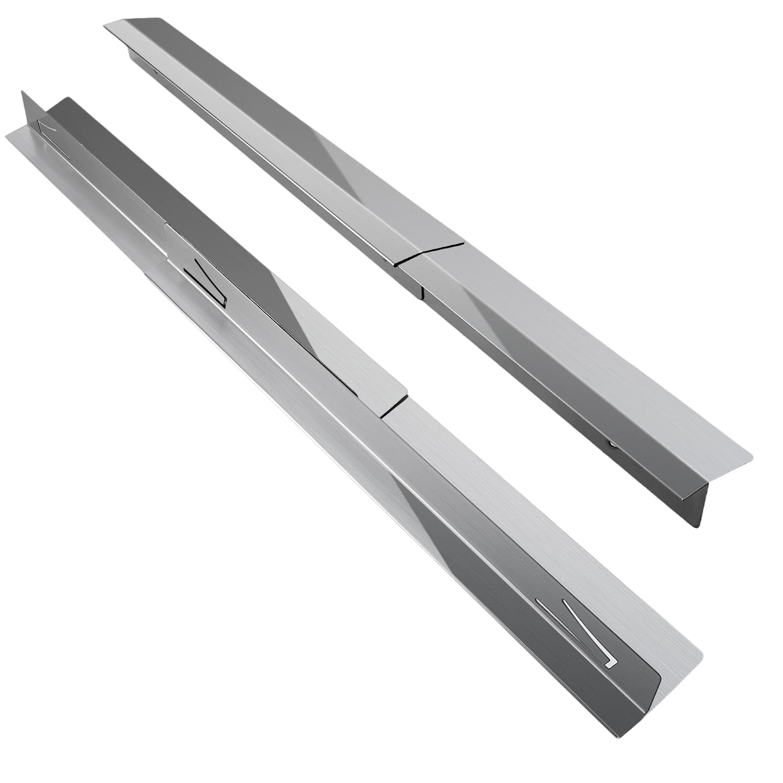 Kachelopeningen Covers RVS Gaten Cover Kookplaat Trim Kachelopeningen Guards 13.8-27.5 ''Verstelbare Hittebestendige Hiaten