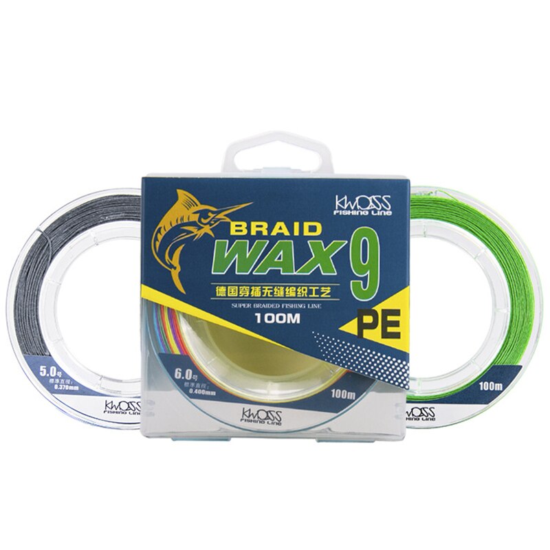Lastest 9 Strand Braided Fishing Line PE Line Braid Multifilament Fishing Line Diameter 0.148mm to 0.470mm 20LB to101LB