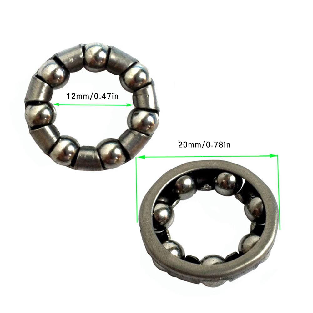 7 9 kugeln Fahrrad Fahrrad Achse Headset eingesperrt Kugellager Fahrrad Radfahren Gabel Schüssel Kugeln Stahl Korn Rahmen Lagerbier Headset KäFeige: 20mm vorderseite