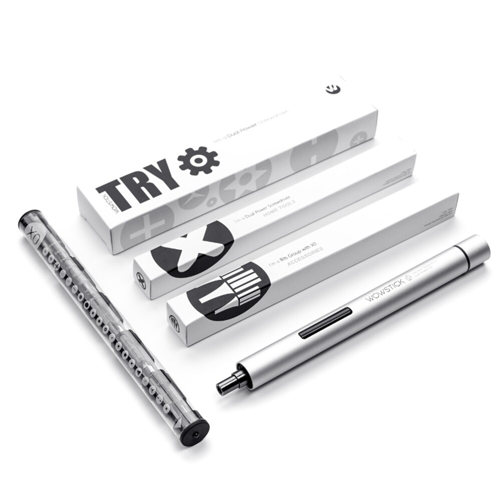 Wowstick – tournevis électrique sans fil en alliage d'aluminium, Kit d'outils de réparation pour le bricolage