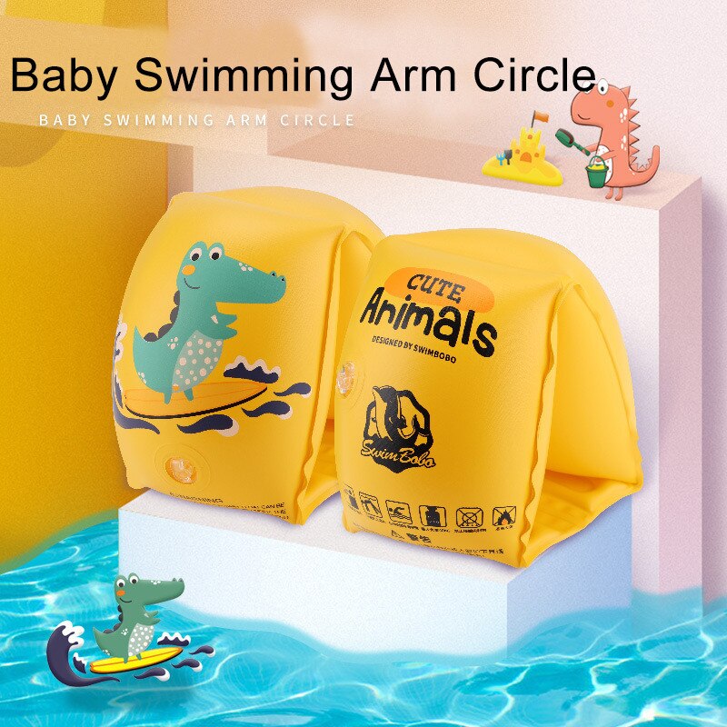 Aufblasbare freundlicher Schwimmen Arm Schwimmt Baby Schwimmen Arm Kreis Schwimmbad Zubehör Jungen Mädchen Armbinden Kreis Rohr Ring Trainer