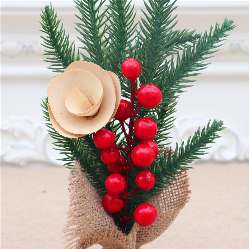 25CM Miniature Christmas Tree Decorations Desktop Atmosphere Layout Simulation Festive Family Decor Simulation Christmas Tree