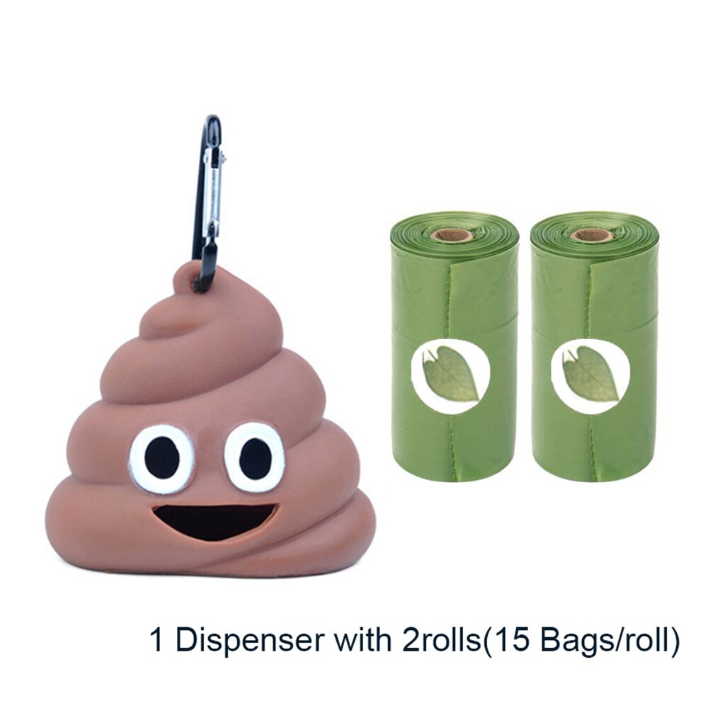 distributeur de sac de merde de chien forme drôle porte-boîte de rangement distributeur de sac de déchets convient pour laisse pour animaux de compagnie sacs de merde ensemble fournitures pour animaux de compagnie: Poop Dispenser