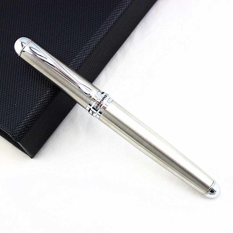 Jinhao – stylo plume de luxe X750, 18kgp, pointe moyenne, noir ,: Black / M