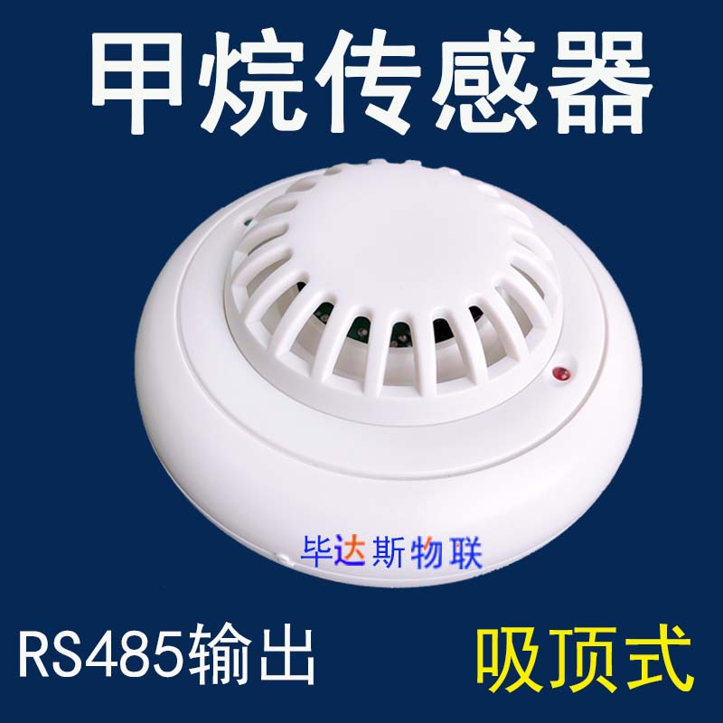 Methane sensor natural gas transmitter CH4 probe fire combustible gas concentration alarm RS485