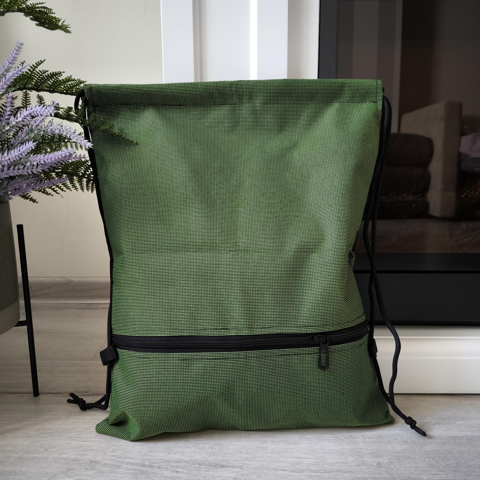 Opvouwbare rugzak met trekkoord, lichtgewicht, eenvoudige en modieuze sportrugzak, unisex