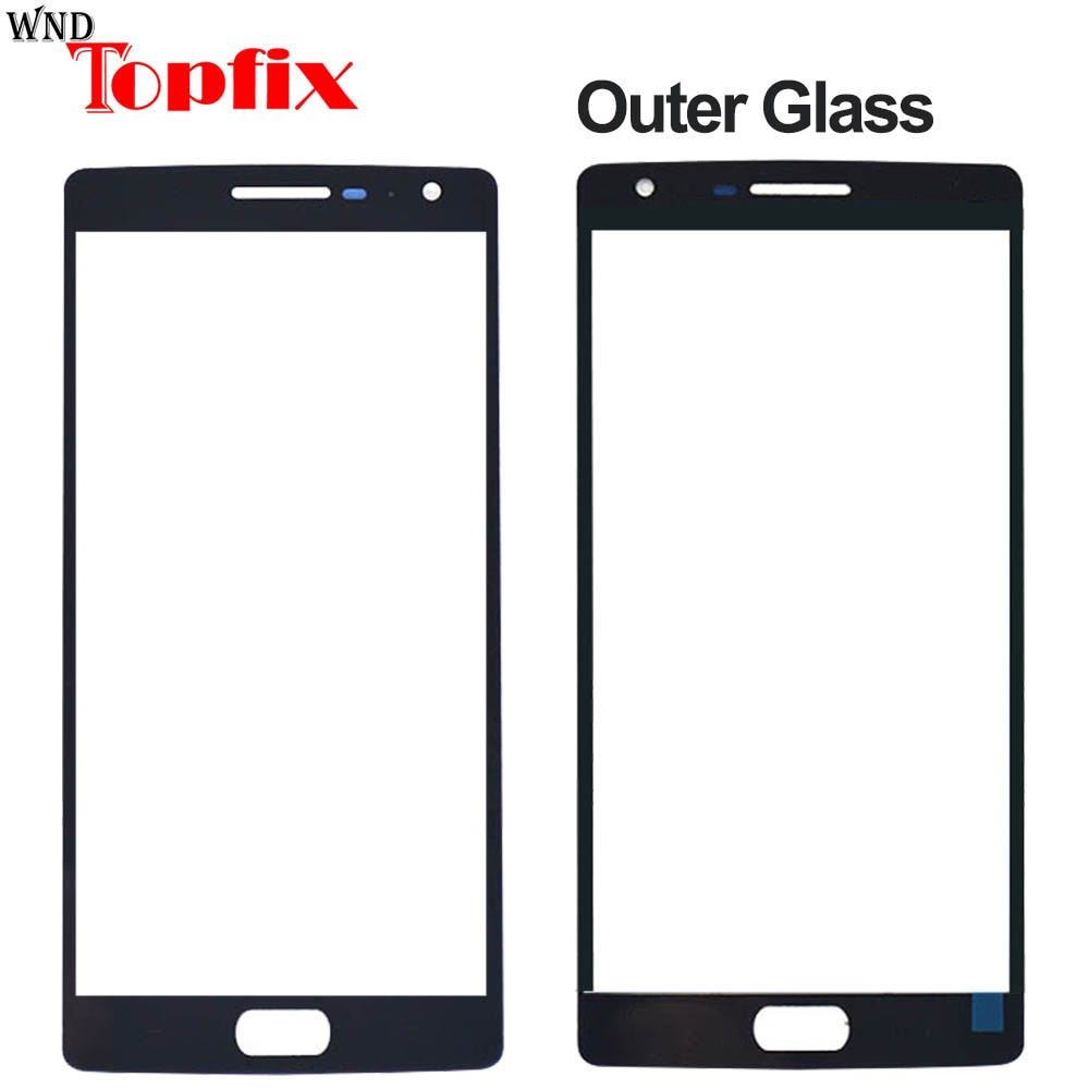 For Oneplus 2 3 3T Front Screen Glass Outer Glass Panel Replacement For Oneplus 5 6 5T 6T Outer Glass Front Panel
