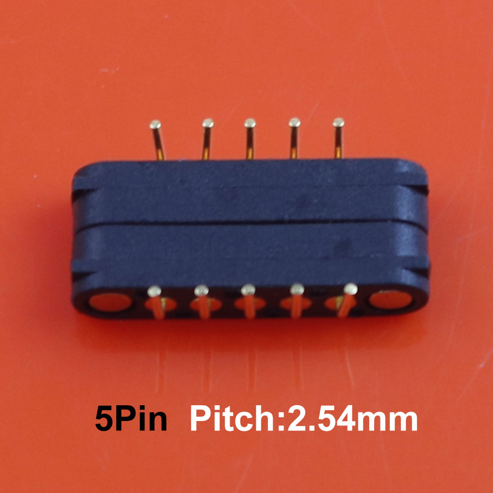 JCD 1Pair Waterproof Magnetic Pogo Pin Connector 2 3 4 5 Pin Male Female Spring Loaded 2A 36V DC Power Socket Charge Probe: Other