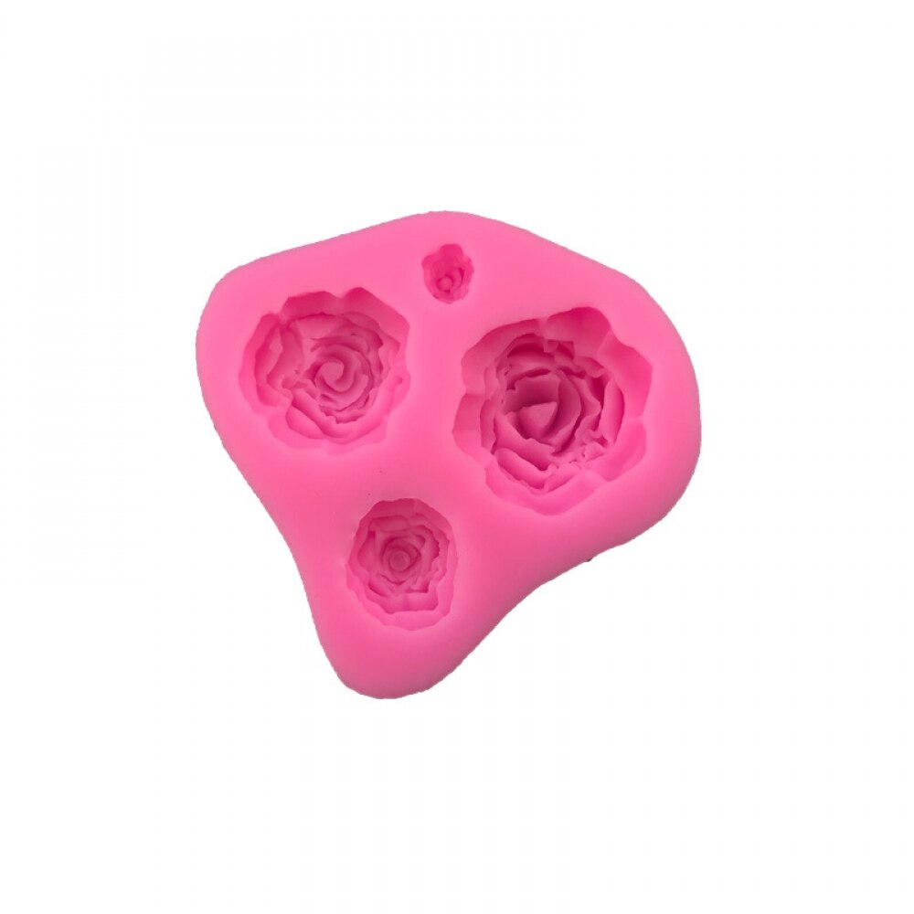 Rose Flowers Silicone Mold Cake Chocolate Gumpaste Molds Wedding Cake Decorating Tools Fondant Candy Clay Cake Baking Moulds: D