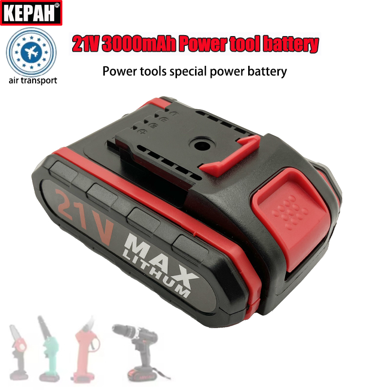 21V 3000mAh Rechargeable Lithium Ion Battery For 18V 21V 36VF 48VF 88VF Cordless Screwdriver Power tools special power battery