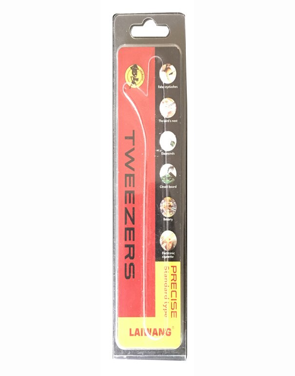 1PC pince à épiler en céramique de Cigarette électronique courbé pointe droite bobine pointue résistant à la chaleur pince à épiler en céramique antistatique: 1 / With box
