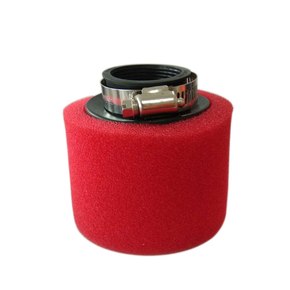 dauerhaft wiederverwendbar Ersatz Reiniger aus Straße Motorrad Runde Gewinde Luftfilter Universal- Rolle Mini Strand Fahrzeuge Schwamm: rot 38mm