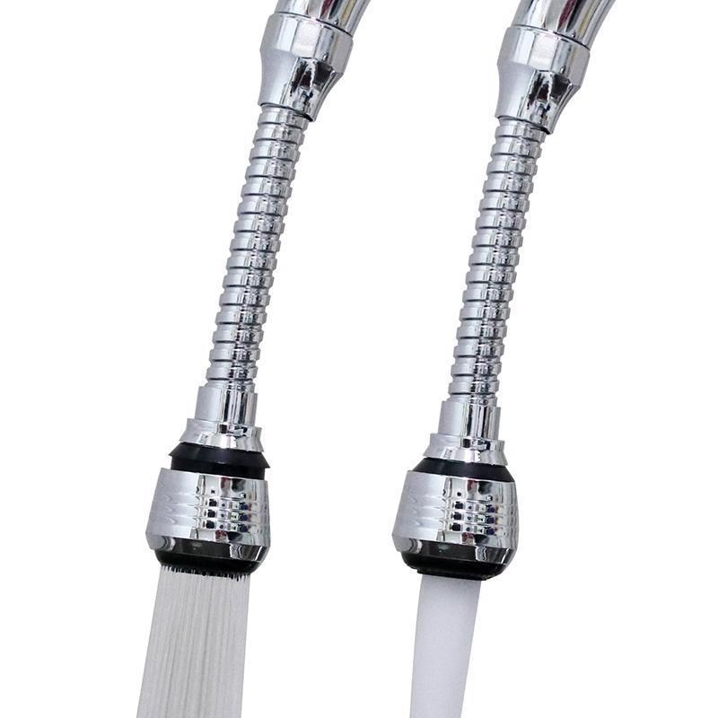 Stainless Steel Faucet Extension Bubbler 360 Rotate Shower Head Kitchen Sink Bathroom Aerator Water Saving Lengthen Tap Filter