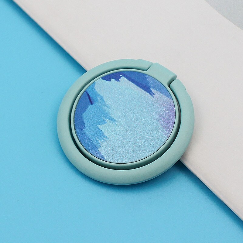 Mobile Phone Ring Holder Smartphone Stand Phone Accessories Round Phone Stand Socket Magnetic Holder for Car iPhone Samsung: blue