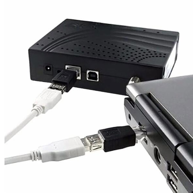 Ethernet to USB female Adapter RJ45 Ethernet Male to USB Female Converter 10Mb/100Mbs Network Connector for Laptops Computers