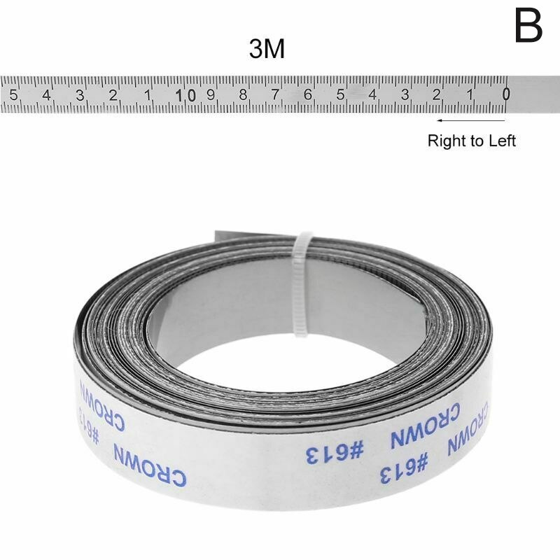 Stainless Steel Miter Track Tape Measure Self Adhesive Metric Scale Ruler CLH@8: B 3M