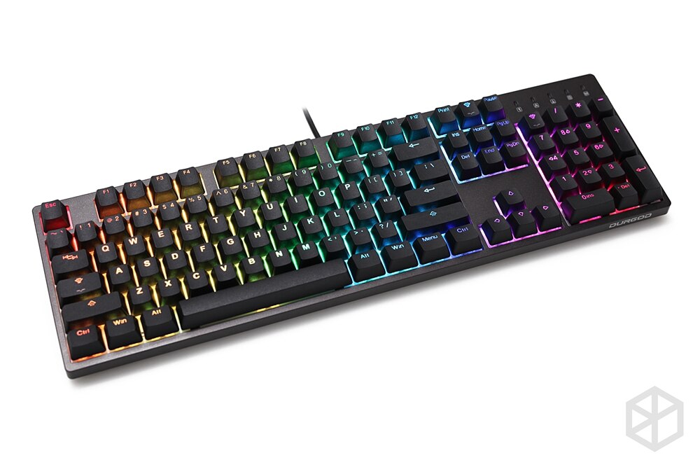 Taihao pbt double tir keycaps pour bricolage jeu mécanique clavier rétroéclairé casquettes oem profil lumière à travers le noir