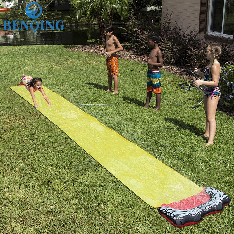 Benqing Kinderen Glijbaan Speelgoed Zomer Outdoor Gazon Water Jet Glijbaan Bed Enkele Surfplank Tuin Speelgoed WJ191