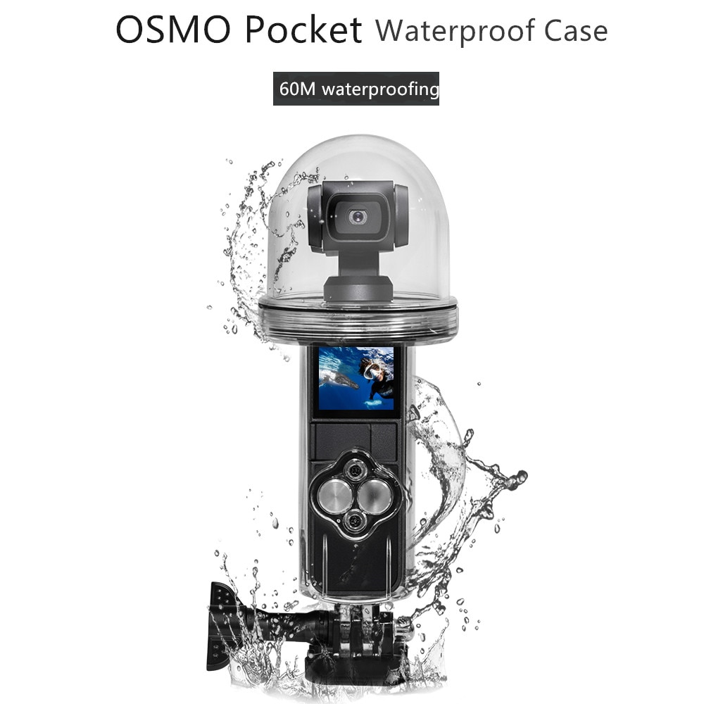 60M Waterdichte Behuizing Case voor DJI OSMO Pocket Case Duiken Beschermende Shell voor DJI OSMO Pocket Gimbal Camera Accessoires