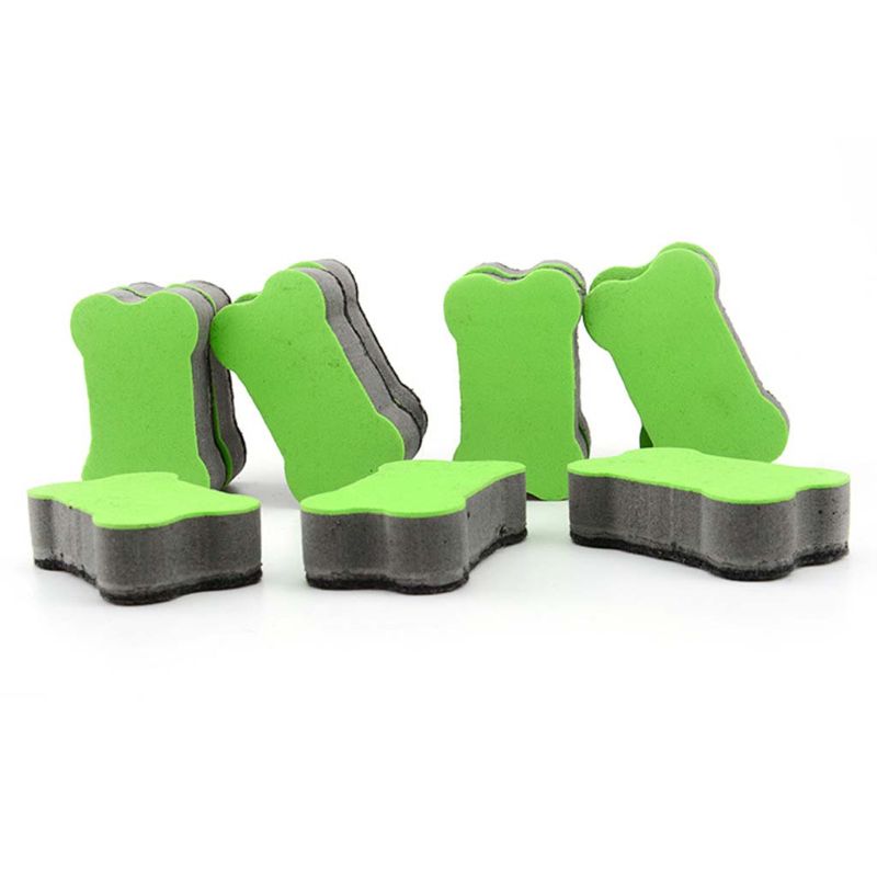 24 Pack Bone Magnetische Whiteboard Droog Gummen Marker Cleaner Veeg Voor Home Klaslokaal Kantoor Schoolbenodigdheden Briefpapier P9YA