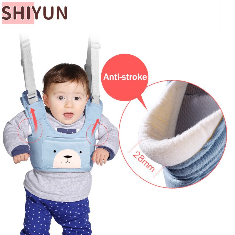Shiyun Baby Walker Assistant Harness Peuter Leash Leren Lopen Kindje Riem Kind Veiligheid Harness Assistant Veilig Reins SZ97
