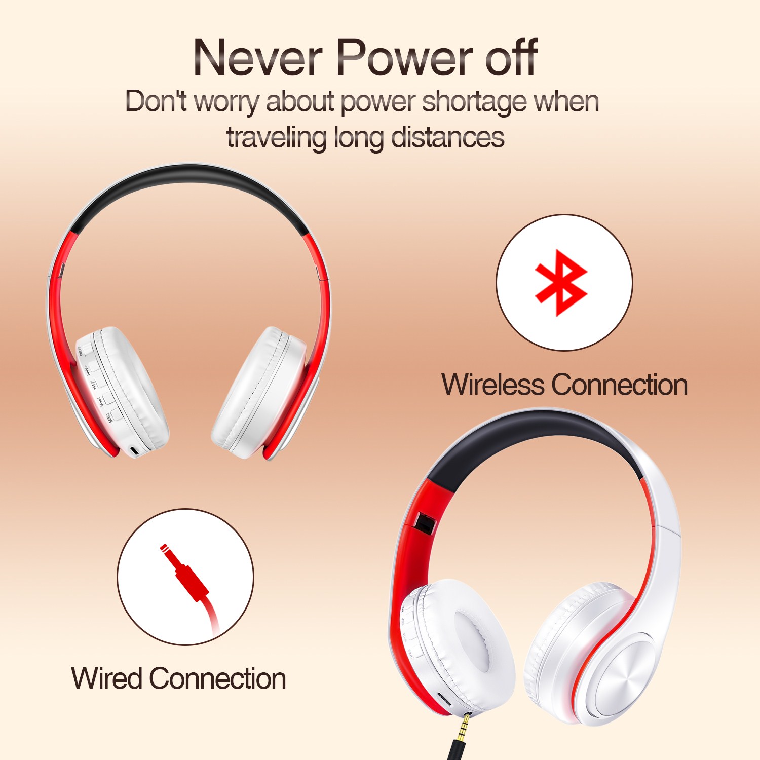 Beste koptelefoon Draadloze koptelefoon met microfoon Digitale Stereo Bluetooth Headset Kaart MP3 speler FM Radio Muziek voor alle